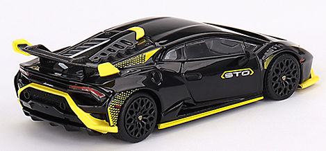 MiniGT 1/64 ランボルギーニ ウラカン STO （ブラックメタ） (LHD)