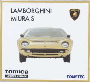 トミカ　リミテッドヴィンテージ　LVランボルギーニ　ミウラS (金) LV ランボルギーニ ミウラ SV（黄） / LV Lamborghini Miura SV