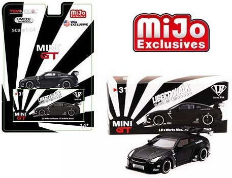 MINI GT LBWK 日産GT-R ブラック マットブラック1/64 MiniGT 1:64 LB