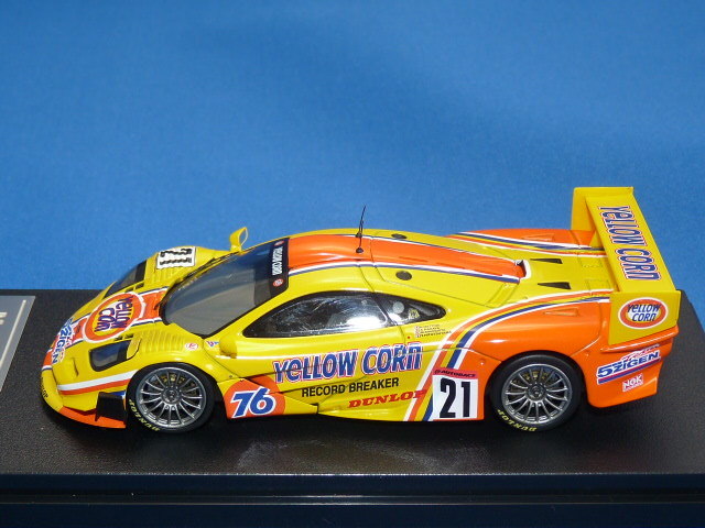 ★希少【ミニチャンプス】1/43 マクラーレンf1　GTR  イエローコーン Amazon | ミニチャンプス1/43 マクラーレンf1 GTR イエロー