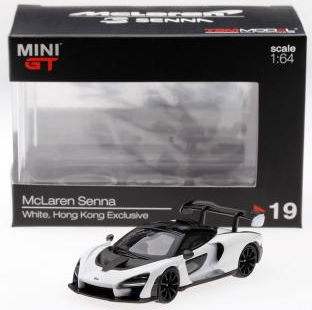 MiniGT （香港限定） 1/64 マクラーレン セナ （ホワイト） RHD