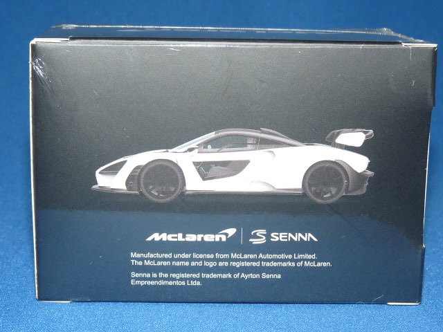 MiniGT （香港限定） 1/64 マクラーレン セナ （ホワイト） RHD