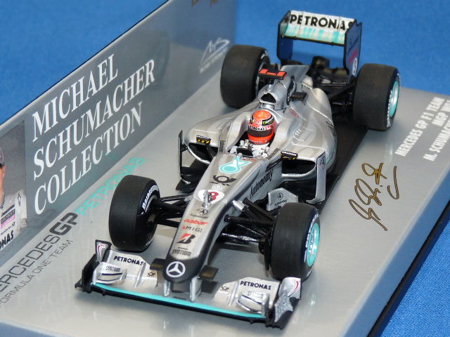 ミニチャンプス 1/43 メルセデス GP ペトロナス MGP W01 2010 No.3 M