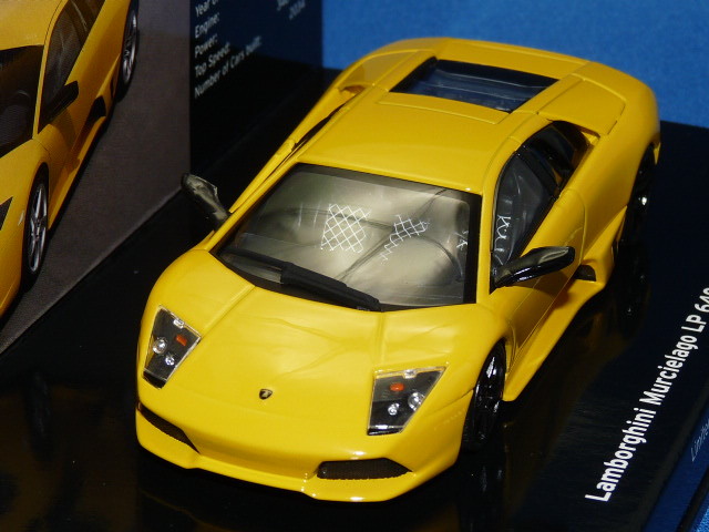 ミニチャンプス 1/43 ランボルギーニ ムルシエラゴ LP640 2006