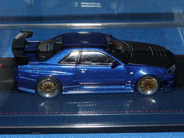 イグニッション 1/64 Nismo R34 GT-R Z-tune （ブルーメタ）