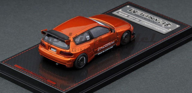 イグニッション 1/64 PANDEM シビック (EG6) （オレンジメタ）