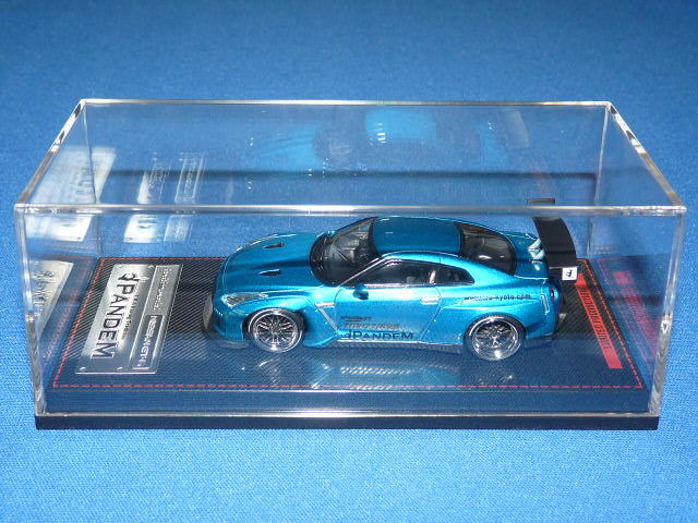 イグニッション 1/64 PANDEM R35 GT-R （ブルーメタ）