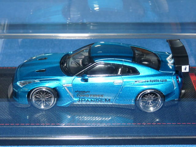 イグニッションモデル PANDEM R35 GT-R Blue llic イグニッション 1/64 PANDEM R35 GT-R （ブルーメタ）