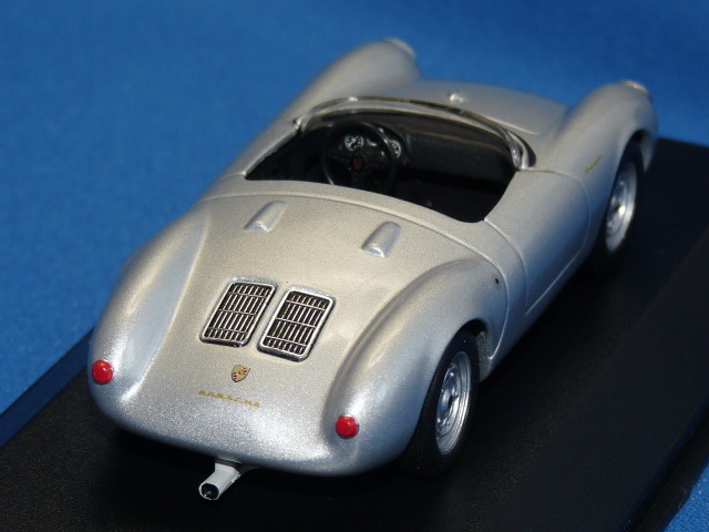 ミニチャンプス製 （Auto-Bild 特注） 1/43 ポルシェ 550 スパイダー 1953-1957 （シルバーメタ）