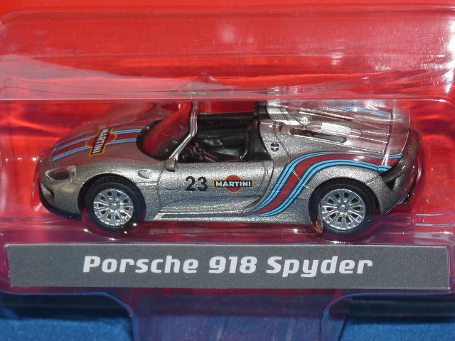 ポルシェ 918スパイダー 1/18 ブラック マルティーニ 1/18 Porsche 918 Spyder Weissach Package Black /Martini