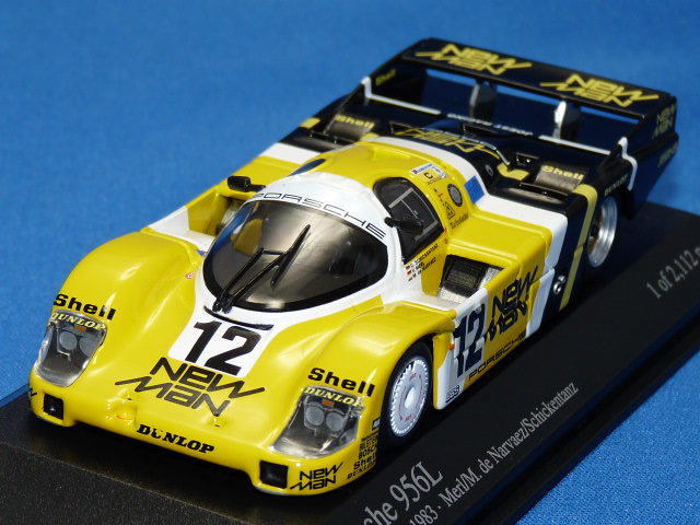 ミニチャンプス 1/43 ポルシェ 956L ル・マン 24h 1983 No.12 （NEW MAN）