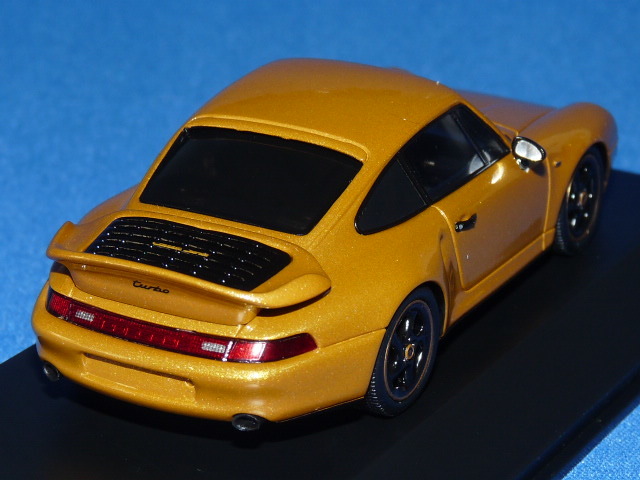 ポルシェ 911ターボS 993　ミニカー 1/43 ポルシェ911(993) ターボS 1996 ディープグリーン[メイク