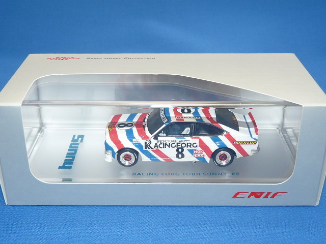 エニフ 1/43 レーシングフォージ トリイ サニー KB110 1980 富士