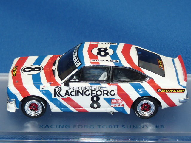 エニフ 1/43 レーシングフォージ トリイ サニー KB110 1980 富士