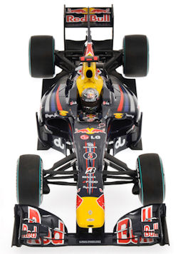 ミニチャンプス 1/18 レッドブル レーシング ルノー RB6 2010 アブダビ