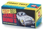 コーギー （全長約10cn） アストンマーチン DB5 ジェームス・ボンド ”007 ゴールドフィンガー 50周年記念モデル” （シルバー）