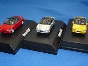 インターアライド 1/43 ホンダ ビート （レッド・イエロー・シルバー） 3台セット