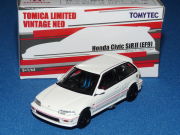 トミカリミテッドヴィンテージNEO （香港限定） 1/64 ホンダ シビック SiR II (EF9) Gr.A （白）
