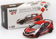 MiniGT （インドネシア限定） 1/64 ホンダ シビック Type R (FK8) 2018 インドネシア モーターショー (RHD)