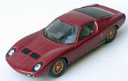 京商製 （ブンカ特注） 1/64 ランボルギーニ ミウラ P400 （マルーン/ゴールド）