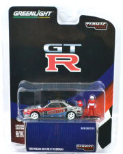 ターマック （グリーンライト） 1/64 ニッサン スカイライン GT-R (R34) Loctite 1999 No.23 フィギュア付 （ChaseCar）