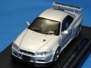 エブロ 1/43 ニッサンスカイライン GT-R (R34) Ｖスペック ＩＩ （シルバー）