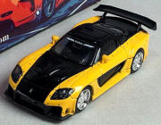 ピーコ 1/64 Veilside マツダ RX-7 (FD3S) Fortune （イエロー/ブラック）