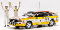 ★予約品★ イクソ 1/43 アウディ クアトロ A2 1984 モンテカルロ・ラリー 優勝 No.1 W.ロール