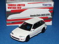 トミカリミテッドヴィンテージNEO （香港限定） 1/64 ホンダ シビック SiR II (EF9) Gr.A （白）