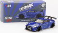 MiniGT （北米限定/Mijo特注） 1/64 LB☆WORKS ニッサン GT-R (R35) Type 1 RearWing Ver.1 （キャンディブルー＆チェイスカー 2台セット）