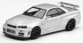 ★予約品★ MiniGT 1/64 ニッサン スカイライン GT-R (R34) nismo Z-tune （シルバー） (RHD)
