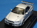 エブロ 1/43 ニッサンスカイライン GT-R (R34) Ｖスペック ＩＩ （シルバー）
