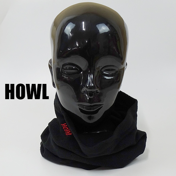 HOWL/ハウル 21-22 NECK GAITER BLACK ネックゲイター ネックウォーマー フェイスマスク スノボースキー [返品、交換及びキャンセル不可]