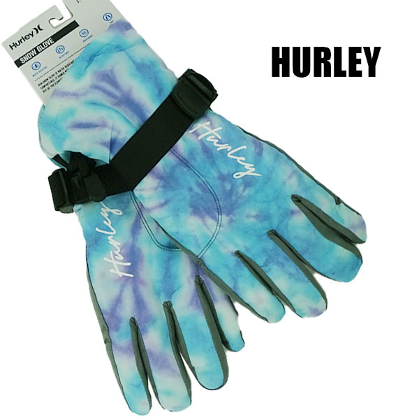 ハーレー 女性用 スノボー グローブ HURLEY SNOWDRIFT SNOW GLOVE CELESTIAL TEAL LADYS レディース スノーグローブ スノーボード 22-23モデル [返品、交換及びキャンセル不可]