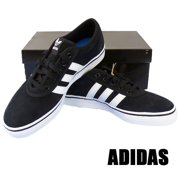 アディダス スニーカー スケートボードシューズ ADIDAS EASE 靴 HQ6432 CORE BLACK / FTWR WHITE adidas skateboarding [サイズのある場合のみ交換可能 返品キャンセル一切不可]