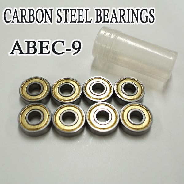 CARBON STEEL BEARING ABEC-9 BLANC/ブランク ベアリング  スケートボードベアリング スケボー SK8  [返品、交換及びキャンセル不可] 