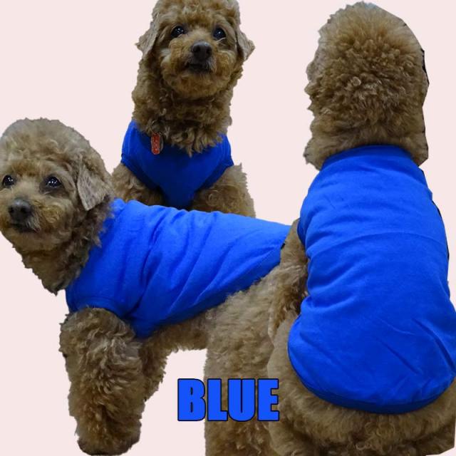 大型犬ちゃん　タンクトップ　青 大型犬ちゃんタンクトップ青