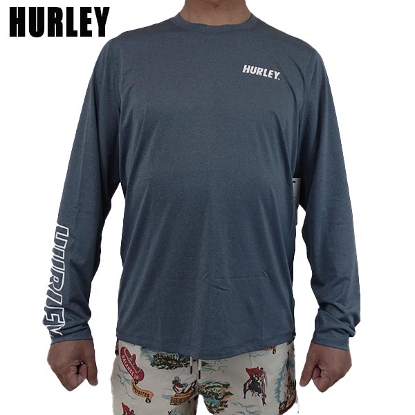 HURLEY/ハーレー メンズ長袖 サーフシャツ FASTLANE HYBRID UPF SURF SHIRT L/S MONSOON 男性用水着 UVカット SURFSHIRT/RASHGUARD mts0030040[返品、交換及びキャンセル不可]クリックポスト対応