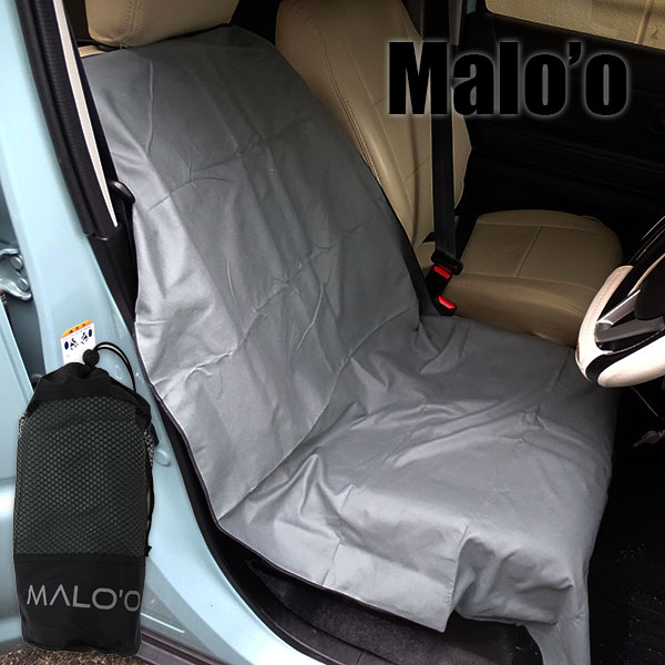 マロ カーシートカバー タオル MALO'O CAR SEAT COVER TOWEL GREY 大き目 ワンサイズ 車用 カーシートカバータオル サーフィン/SUP/スノーボード/キャンプなどのアウトドアに!! [返品、交換及びキャンセル不可]