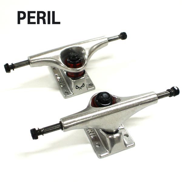 PERIL/ペリル PERIL TRUCK 7.625 SILVER スケートボードトラック スケボー SK8 [返品、交換及びキャンセル不可] 