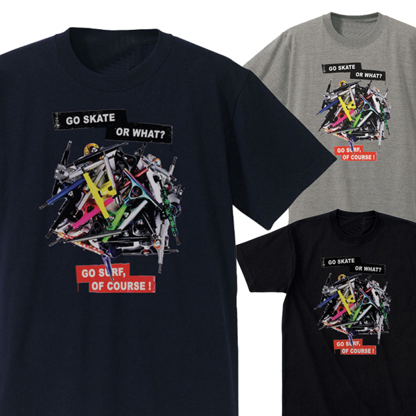 SW オリジナル GO SKATE スケートプリント S/S TEE TRUCK 半袖Ｔシャツ 5.6oz ヘビーウェイト 工場直送 メール便 送料無料 同梱不可[返品、交換及びキャンセル不可]