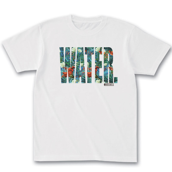 SW オリジナル botaniy_water サーフプリント S/S WHITE TEE ボタニカル 半袖Ｔシャツ 5.6oz ヘビーウェイト 工場直送 メール便 送料無料 同梱不可[返品、交換及びキャンセル不可]