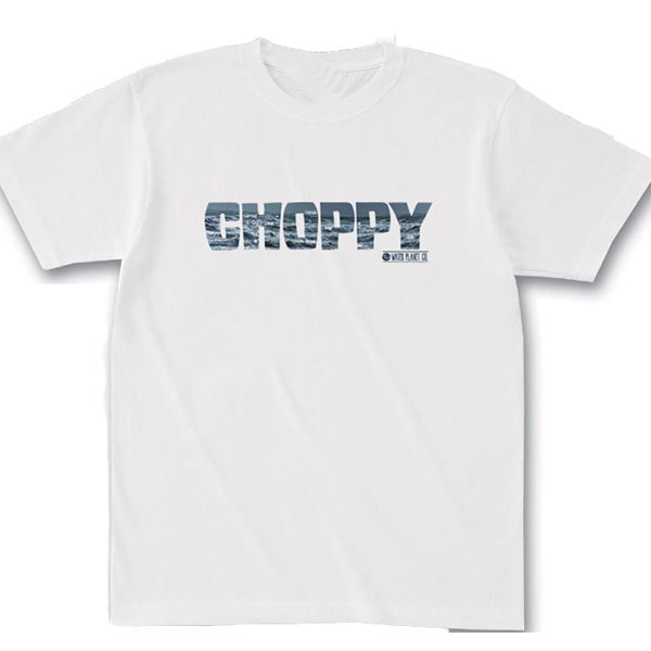 SW オリジナル CHOPPY サーフプリント S/S WHITE TEEＴシャツ 5.6oz ヘビーウェイト 工場直送 メール便 送料無料 同梱不可[返品、交換及びキャンセル不可]