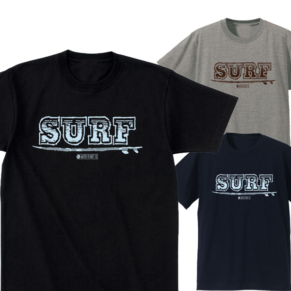 SW オリジナル サーフ柄Tシャツ SURF&BOARD サーフプリント  S/S TEE 半袖Ｔシャツ 5.6oz ヘビーウェイト 工場直送 メール便 送料無料 同梱不可[返品、交換及びキャンセル不可]