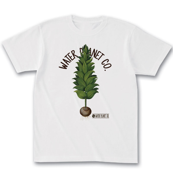 SW オリジナル サーフ柄Tシャツ BOTANICAL_BULB サーフプリント  S/S WHITE TEE 半袖Ｔシャツ 5.6oz ヘビーウェイト 工場直送 メール便 送料無料 同梱不可[返品、交換及びキャンセル不可]