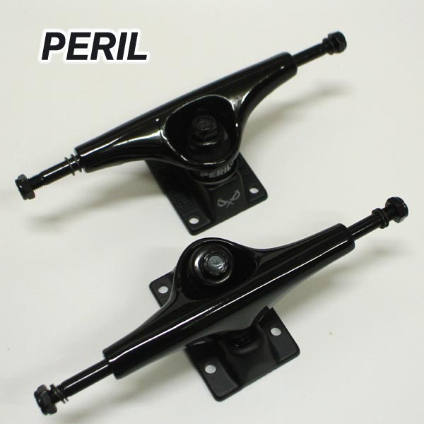 PERIL/ペリル PERIL TRUCK 8.0 ANODIZED BLACK スケートボードトラック スケボー SK8 [返品、交換及びキャンセル不可]