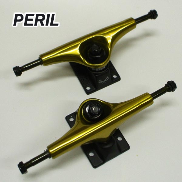 PERIL/ペリル PERIL TRUCK 8.0 ANODIZED GOLD スケートボードトラック スケボー SK8 [返品、交換及びキャンセル不可]