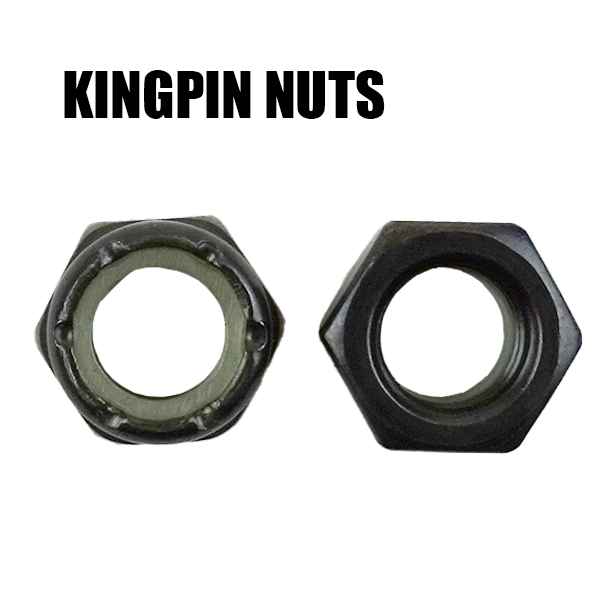 SW KINGPIN NUTS/キングピンナット ブラック 2個1セット スケートボード用パーツ スケボーSK8 工具別売り 2022[返品、交換及びキャンセル不可]