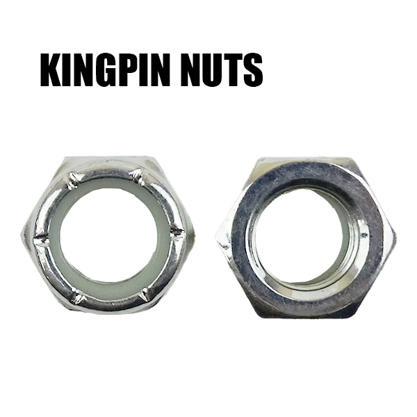 SW KINGPIN NUTS/キングピンナット メタリックシルバー 2個1セット スケートボード用パーツ スケボーSK8 工具別売り 2022[返品、交換及びキャンセル不可]