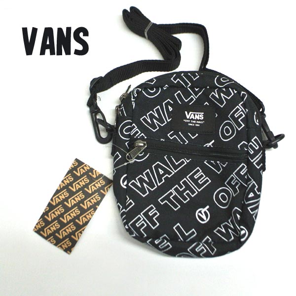 VANS/バンズ MN BAIL SHOULDER BAG BLACK ポーチ 鞄 ショルダーバッグ かばん ミニバッグ [返品、交換及びキャンセル不可] 